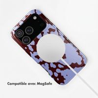 Selencia Coque arrière Vivid avec MagSafe Apple iPhone 18 Pro Max / 17 Pro Max - Moo'd Lavender Glow