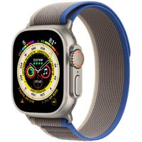 Apple Bracelet Trail Loop Apple Watch | 44/45/46/49 mm - Taille M/L - Blue / Grey