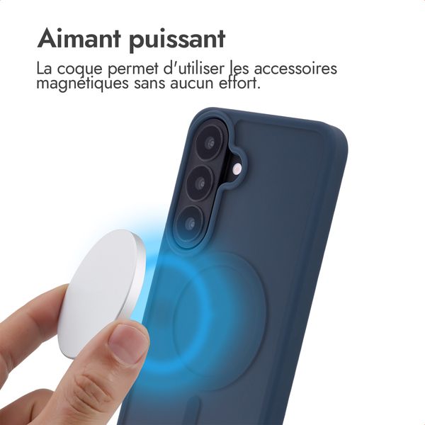 imoshion Coque Color Guard avec MagSafe Samsung Galaxy S26 FE / S25 FE - Bleu foncé