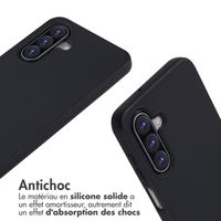 imoshion Coque en silicone avec cordon Samsung Galaxy A17 (5G) / (4G) - Noir