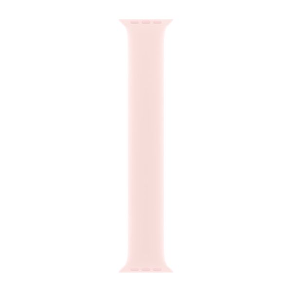 Apple Bracelet Boucle unique en Silicone Apple Watch | 38/40/41/42 mm - Taille 9 - Light Pink