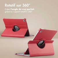 imoshion Coque tablette rotatif à 360° Apple iPad 6 (2018) 9.7 pouces / iPad 5 (2017) 9.7 pouces - Rouge foncé