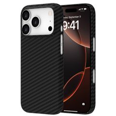 Accezz Coque Kevlar® MagSafe Apple iPhone 17 Pro - Noir