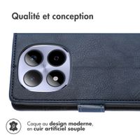 imoshion Étui de télephone portefeuille de luxe Xiaomi Redmi Note 15 Pro Plus (5G) - Bleu foncé