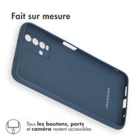 imoshion Coque Couleur Xiaomi Redmi 9T - Bleu foncé