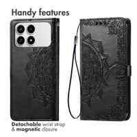 imoshion Etui de télephone Mandala Xiaomi Poco F8 Pro - Noir