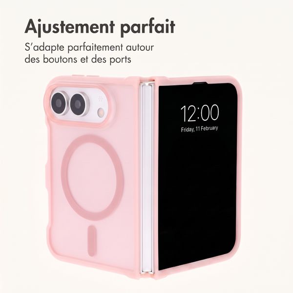 imoshion Coque Color Guard avec MagSafe Apple iPhone Duo - Rose clair