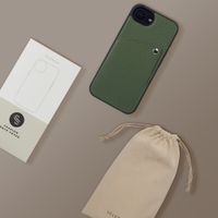 Selencia Coque Riva avec porte-cartes Apple iPhone 17e / 16e - Sage Green