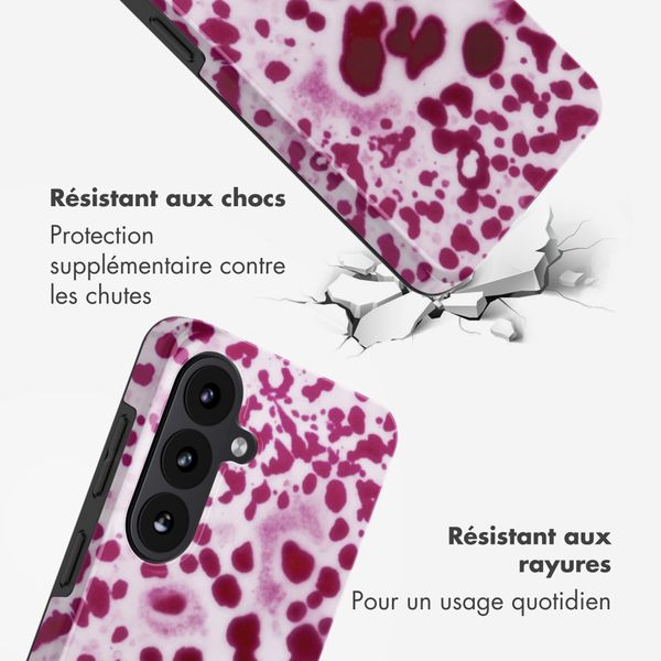 Selencia Coque arrière Vivid avec MagSafe Samsung Galaxy S26 - Cosmic Orchid