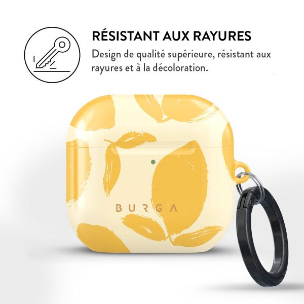 Burga Coque rigide Apple AirPods 4 - Lemon Tart