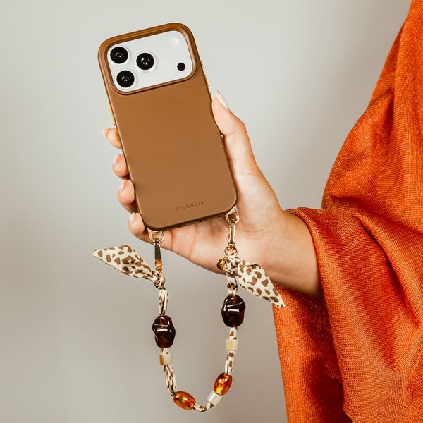 Selencia Cordon de téléphone Satin Stone - Sand