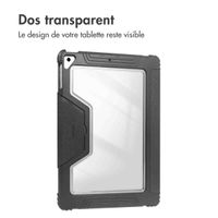 Accezz Coque tablette Rugged Trifold Apple iPad 9 (2021) 10.2 pouces / iPad 8 (2020) 10.2 pouces / iPad 7 (2019) 10.2 pouces - Noir