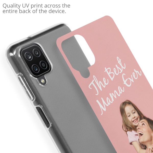 Concevez votre propre coque transparente Samsung Galaxy A12 - Transparent