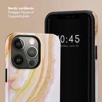 Selencia Coque arrière Vivid Apple iPhone 13 Pro - Chic Marble Gold