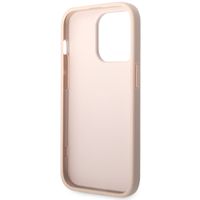 Guess Coque 4G Metal Logo Backcover Apple iPhone 14 Pro - Rose