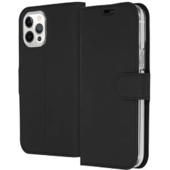 Accezz Étui de télephone Wallet Apple iPhone 12 Pro Max - Noir