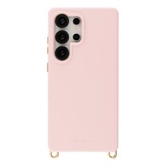 Selencia Coque arrière Rivièra avec MagSafe avec crochets amovibles Samsung Galaxy S25 Ultra - Sorbet Pink