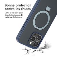 Accezz Coque Ring Stand avec MagSafe Apple iPhone 15 Pro Max - Bleu