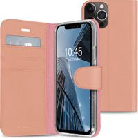 Accezz Étui de télephone Wallet Apple iPhone 13 Pro - Rose Doré
