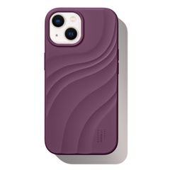 iDeal of Sweden Coque Soft Swirl Silicone MagSafe Apple iPhone 17e / 16e / 15 / 14 / 13 - Velvet Plum
