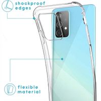 imoshion Coque arrière transparente avec cordon Samsung Galaxy A52(s) (5G/4G) - Rose Doré