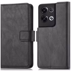 imoshion Étui de télephone portefeuille de luxe Oppo Reno 8 Pro 5G - Noir