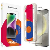 Accezz Protection d'écran en verre trempé avec applicateur Samsung Galaxy S25 / S24