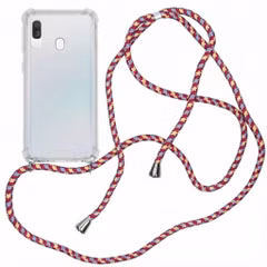 imoshion Coque arrière transparente avec cordon Samsung Galaxy A40 - Violet