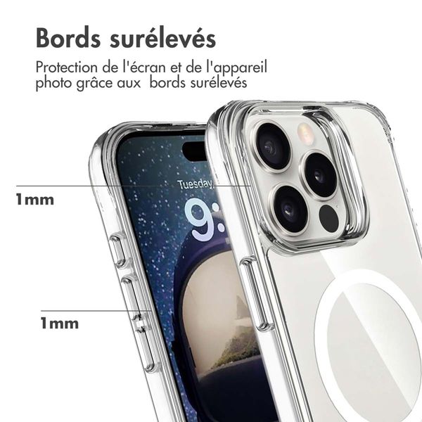 imoshion Coque Rugged Air MagSafe Apple iPhone 16 Pro - Transparent