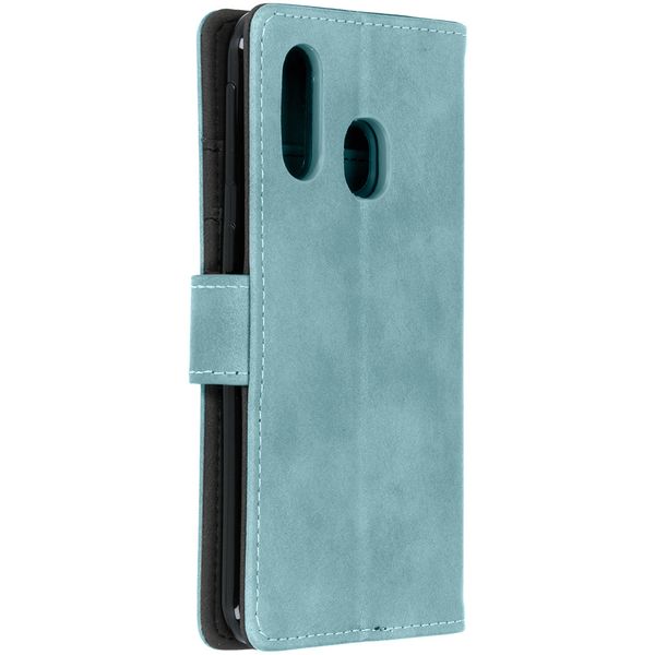 imoshion Étui de télephone portefeuille de luxe Samsung Galaxy A40 - Bleu clair