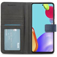 imoshion Étui de télephone portefeuille de luxe Samsung Galaxy A52(s) (5G/4G) - Bleu foncé