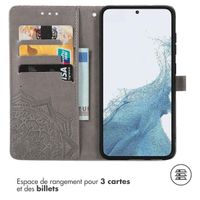 imoshion Etui de télephone Mandala Samsung Galaxy S23 Plus - Gris