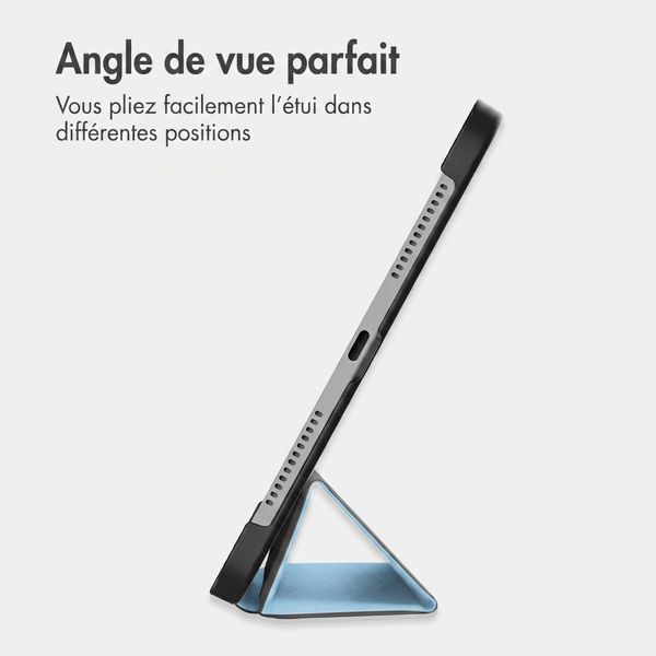 imoshion Coque tablette Trifold Apple iPad Air 13 pouces (2026) M4 / (2025) M3 / (2024) M2 - Bleu clair