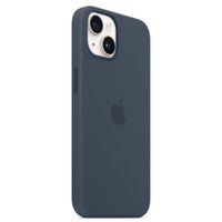 Apple Coque en silicone MagSafe Apple iPhone 14 - Storm Blue