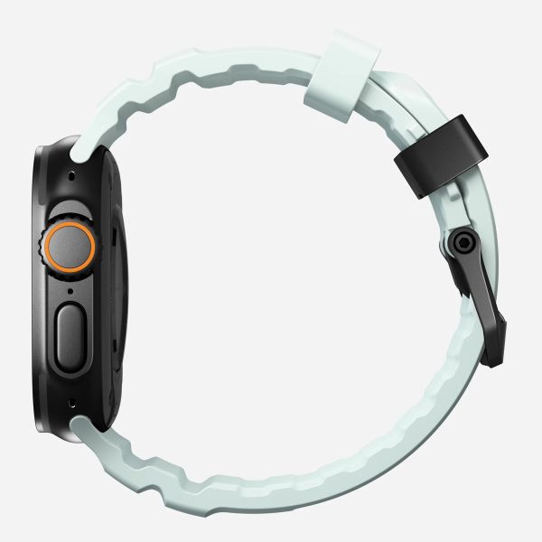 Nomad Bracelet Rocky Point Apple Watch | 44/45/46/49 mm - Icy Blue Glow Black