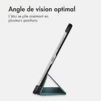 imoshion Coque tablette Trifold Apple iPad Air 11 pouces (2026) M4 / (2025) M3 / (2024) M2 / Air 5 (2022) / Air 4 (2020) - Vert foncé