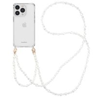 imoshion Coque avec dragonne + bracelet Apple iPhone 13 Pro Max - Perles Cœurs