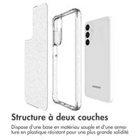imoshion Coque arrière transparente Pailletée Samsung Galaxy A26 / A16 - Argent