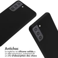 imoshion Coque en silicone avec cordon Samsung Galaxy S21 - Noir