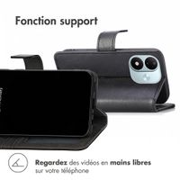 imoshion Étui de télephone portefeuille de luxe Xiaomi Redmi Note 17 (5G) - Noir