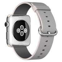 Apple Bracelet en nylon tressé Apple Watch | 38/40/41/42 mm - White Pearl