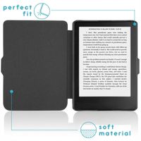imoshion Étui de liseuse portefeuille Slim Hard Kobo Clara 2E / Tolino Shine 4 - Bleu foncé