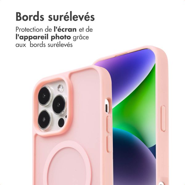 imoshion Coque Color Guard avec MagSafe Apple iPhone 14 Pro Max - Rose clair