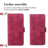 imoshion Etui de télephone portefeuille avec cordon Apple iPhone 16 - Rouge