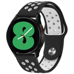 imoshion Bracelet sport en silicone  - Connexion universelle 20 mm - Black & White