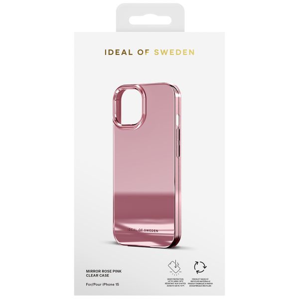 iDeal of Sweden Coque miroir Apple iPhone 17e / 16e / 15 / 14 / 13 - Rose