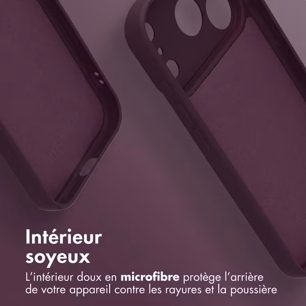 imoshion Coque Couleur avec MagSafe Apple iPhone 18 Pro Max / 17 Pro Max - Bordeaux