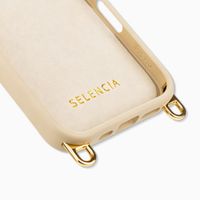 Selencia Coque arrière Rivièra avec MagSafe avec crochets amovibles Apple iPhone 16 Pro Max - Milky Latte