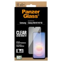 PanzerGlass Protection d'écran Ultra-Wide Fit Anti-bactérienne avec applicateur Samsung Galaxy A18 (4G)