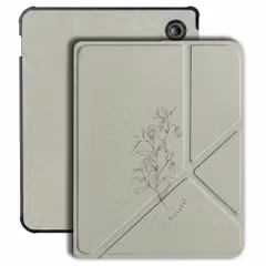 imoshion Étui de liseuse portefeuille design Pliable Kobo Libra Colour - Floral Green